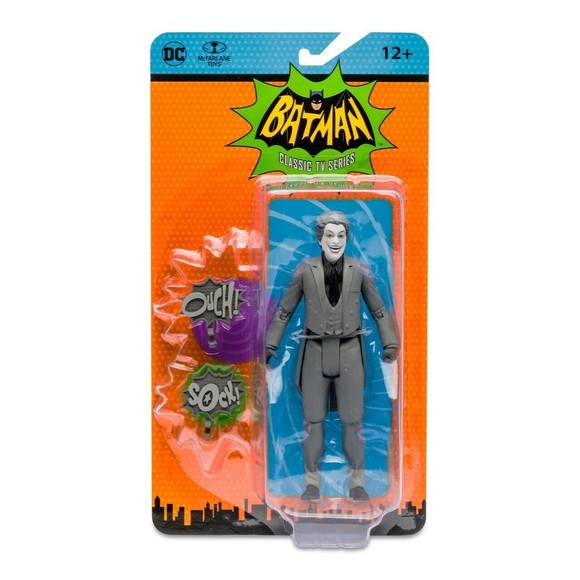 DC Retro Batman 66 Action Figure - The Joker (Black & White TV Variant) NEW - Picture 1 of 4